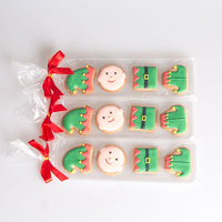 Biscuits décoratifs sucrés à la crème au chocolat de Noël de Guangzhou, cadeaux pour enfants