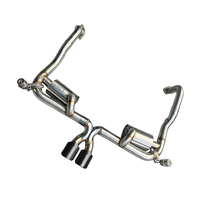 Sistema de Escape Valvetronic Catback para Porsche BoxsterS Cayman S 981 2.7L 3.4L 3.8L 2012-2016, Silenciador de Alto Rendimiento SS304
