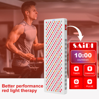 Appareil de luminothérapie rouge Saidi Wellness and Beauty 1060nm 8 longueurs d'onde, thérapie par lumière proche infrarouge, panneau de luminothérapie rouge
