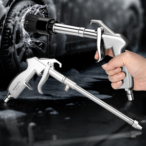 Pistola de Limpieza Neumática de Grado Industrial para Automóviles con Gran Volumen de Aire, Fuerte Flujo de Aire y Alimentación por Gravedad para Aplicaciones Automotrices - Product Image 4
