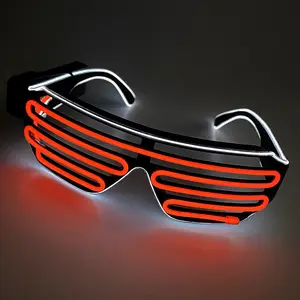 एनएक्स 2024 नई डिजाइन एलईडी चश्मा पार्टी महान गुणवत्ता चश्मा एलईडी लाइट के साथ एलईडी हॉट सेल पार्टी आपूर्तिकर्ता चश्मा