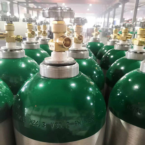 Bouteille de gaz oxygène en aluminium médical 150 bar 200 bar, certifiée CE, pour équipement de thérapie respiratoire, directement de l'usine - Product Image 4