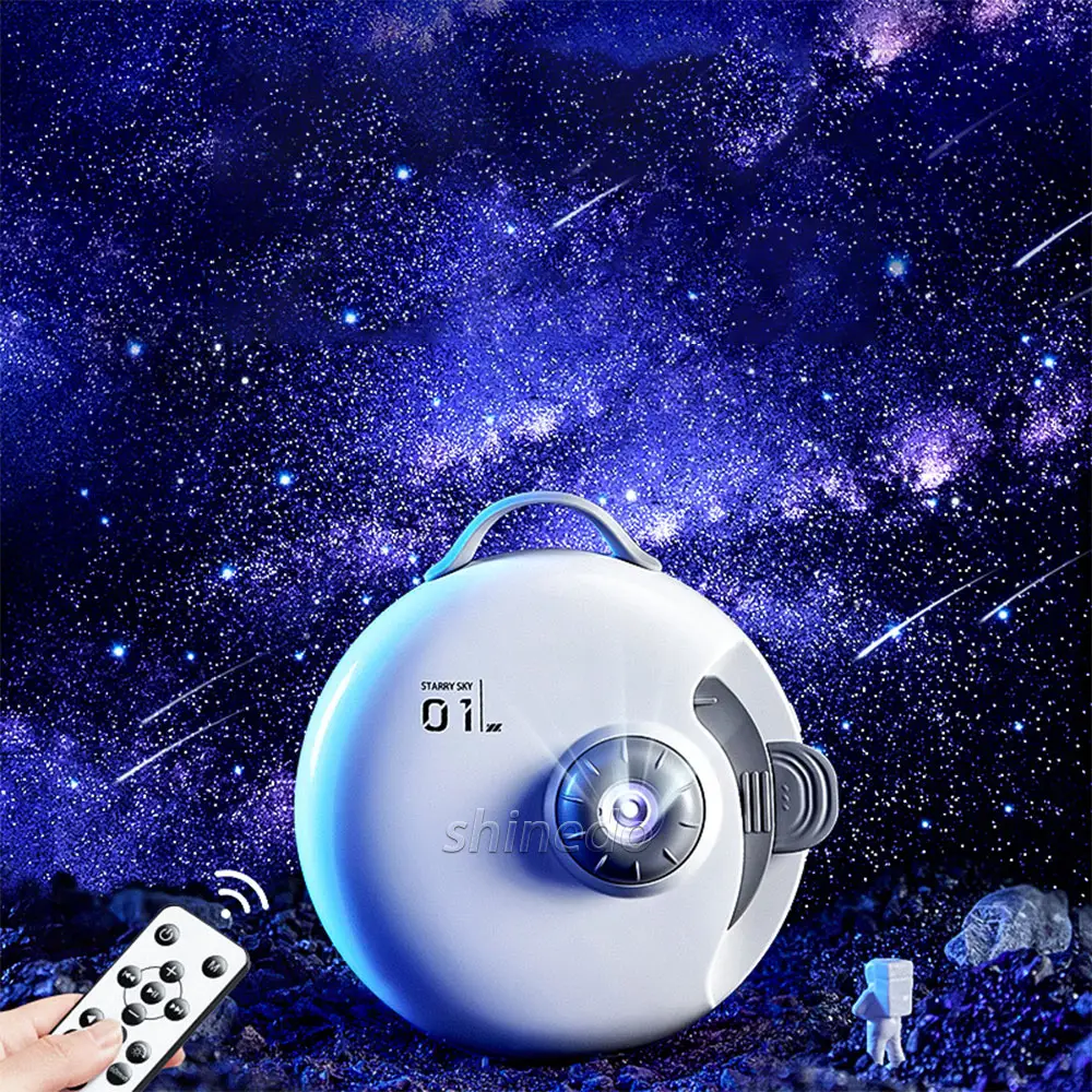 sky Galaxy Planet Projector white noise smart night light home theater adult children's room