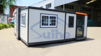 Suihe 20FT Petite maison mobile modulaire préfabriquée en acier Maison extensible