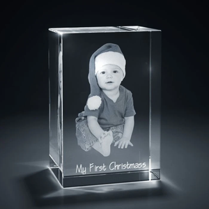 HDw Nhà Máy Bán Buôn Chất Lượng Cao K9 Pha Lê Cube Tùy Chỉnh 3D Tinh Thể Tia Laser Kính Khung Ảnh Cube - Product Image 3