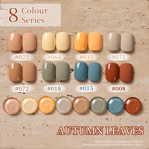Vernis Gel UV Liquide Automne Hiver – Lot de 8 Couleurs Non Toxique Végan Sans HEMA Longue Durée – Vernis à Ongles de Créateur Français pour DIY - Product Image 2