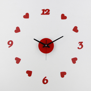<span class=keywords><strong>Reloj</strong></span> <span class=keywords><strong>de</strong></span> <span class=keywords><strong>pared</strong></span> grande y creativo en forma <span class=keywords><strong>de</strong></span> corazón, <span class=keywords><strong>Adhesivo</strong></span> <span class=keywords><strong>de</strong></span> <span class=keywords><strong>pared</strong></span> en 3D, silencioso, acrílico, cuarzo - Product Image 5
