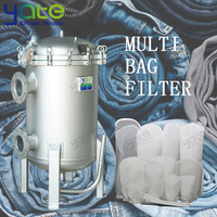 Filtre à eau multi-sacs haute performance et pratique en acier inoxydable 304/316 pour l'industrie textile et la filtration de peinture