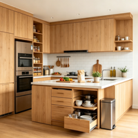Meubles de cuisine modernes modulaires sur mesure, ensembles complets, personnalisation de toute la maison, écologiques, durables, étanches, rangement