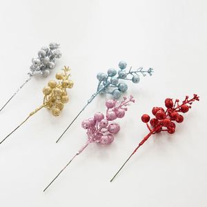 Guirnalda de Frutas Artificiales con Purpurina, Accesorios para Manualidades, Adornos Navideños Hechos de Espuma - Product Image 2