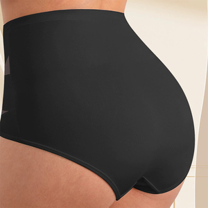 Ropa interior de tiro alto de alta calidad, bragas de mujer gorda, bragas cruzadas con Control de barriga, bragas ajustadas adelgazantes de cobertura completa - Product Image 1