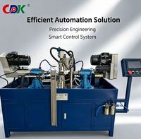 Machine de perçage et de taraudage automatique à double broche opposées, commande tactile intelligente, haute efficacité, double face, perçage et taraudage simultanés