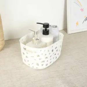 Custom Home Bath Cosmetic Towel Organization Plastic Finishing Storage Box