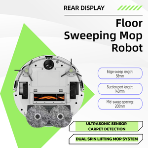 <span class=keywords><strong>Robot</strong></span> <span class=keywords><strong>Aspirapolvere</strong></span> di Alta Qualità con Aspirazione da 15000Pa, Controllo Tramite App, Erogazione Automatica dell'Acqua e 55 ℃   Mop per Pulizia a Acqua Calda per la Pulizia della Casa - Product Image 4