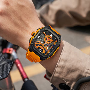 Reloj de cuarzo con diseño de esqueleto para hombre, nuevo, de lujo, luminoso, resistente al agua 30M, con calendario, deportivo, Reloj Hombre - Product Image 6