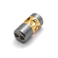 HAKUGEI Emperor Ring Audio Splitter Headphone Adapter dengan Konektor RCA Paduan Logam Ringan