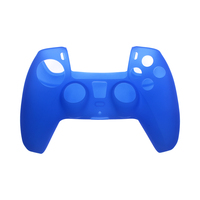 Coque en silicone caoutchouté pour manette PS5, protection intégrale, antidérapante, couleur unie, housse de protection souple