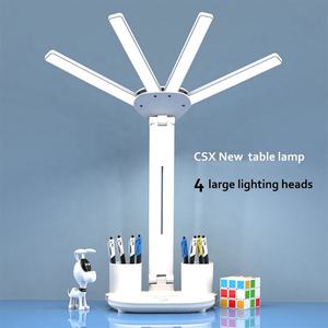 โคมไฟอ่านหนังสือแบบหมุนได้ 360 องศา โคมไฟตั้งโต๊ะแบบถอดได้ ดีไซน์โคมไฟแม่เหล็ก LED แบบถอดได้ - Product Image 4