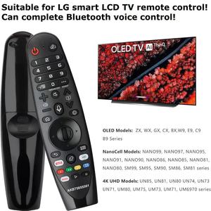 Control Remoto por Voz AKB75855501 AN-MR20GA, Control por Voz con Google Alexa, Tecla de Acceso Rápido a Netflix para Televisores Inteligentes <span class=keywords><strong>LG</strong></span> <span class=keywords><strong>OLED</strong></span> <span class=keywords><strong>NanoCell</strong></span> - Product Image 2