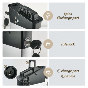 Batería Plegable para Bicicleta Eléctrica Directo de Fábrica, 36V 48V 10.4Ah 17.5Ah, Paquete de Litio 18650, BMS de 30A para Bicicleta Eléctrica XP <span class=keywords><strong>ADO</strong></span> <span class=keywords><strong>A20F</strong></span> - Product Image 3