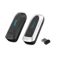 Nouveau mini-scanner de codes-barres portable sans fil 1D/2D transfrontalier, lecteur de codes-barres argent/noir 100 images/secondes