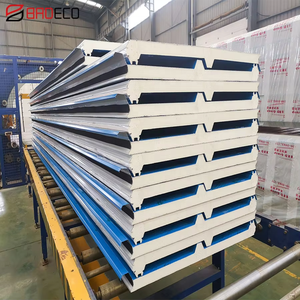 Panneaux <span class=keywords><strong>sandwich</strong></span> composites pour toiture en mousse PU de 75 <span class=keywords><strong>mm</strong></span>, à trois ou quatre ondulations, <span class=keywords><strong>prix</strong></span> usine - Product Image 5