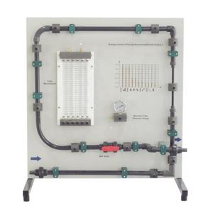 Pertes d'énergie dans les éléments de tuyauterie, équipement scolaire de laboratoire pédagogique, technologie, formation professionnelle - Product Image 1