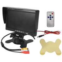 Moniteur pliable LCD TN 7 pouces avec caméra de recul Android Auto pour bus, affichage avec deux entrées vidéo, GPS, garantie 1 an