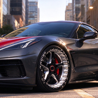 Jantes Beadlock Forgées Sur Mesure 17x10 pour Course Drag Racing Corvette C6 C7 C8, Jantes 17 18 19 20 Pouces 5x114.3 5x45 5x475 pour Chevy Corvette