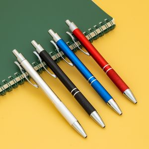 Stylos de surface polie avec logo personnalisé Stylos à bille d'hôtel à <span class=keywords><strong>action</strong></span> de presse pour la publicité <span class=keywords><strong>Encre</strong></span> bleue/noire Pointe de 1.0mm - Product Image 2