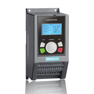 Sinovo Inverter Pompa Tenaga Surya, Kontrol Jarak Jauh 0,75 KW 1HP 380V 3 Fase - Product Image 2