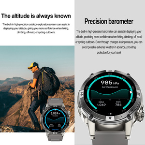 2025 NEW HK08 Smart Watch With <strong>GPS</strong> Compass Sports Air Altitude Pressure Heart Rate Tracker Health Monitoring SmartWatch 2025 - Product Image 4