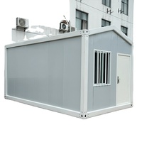 Maison mobile de 20 pieds de haute qualité, écologique, alimentée à l'énergie solaire, légère, anti-corrosion, imperméable et mobile