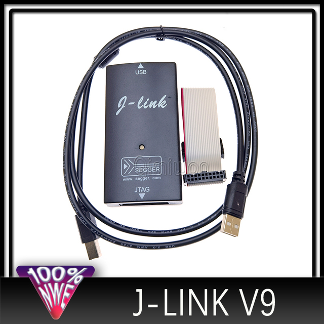 100%New original JLINK J-LINK V9 ARM Emulator USB-JTAG Adapter Emulator STM32 ARM MCU Electronic Components