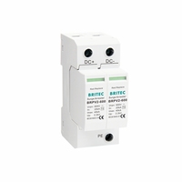 TYCOTIU TYPV2-600 Protection contre la foudre pour système solaire, équipement électronique, protection contre les surtensions en matériau plastique industriel 600V DC T2