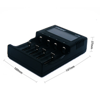LiitoKala Lii-PD4 LCD Chargeur de Batterie pour 18650 26650 21700 18350 AA AAA 3.7V/3.2V/1.2V/1.5V au lithium NiMH batterie 18650 chargeur