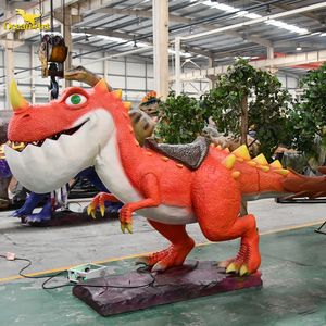 Parc d'attractions pour enfants, trottinette dinosaure télécommandée pour centres commerciaux au sol - Product Image 3