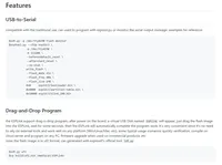 ESPLink Debugger JTAG development debugging, series burning debugging, drag burning untuk ESP8266/ESP32 series
