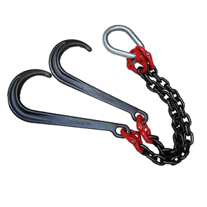 CE Certified G80 Steel Lifting Chain With Forged Hook Heavy Duty Rigging Sling <b>for</b> Crane Hoisting MP-Truck Towing Chain MP-Truck - Product Image 1