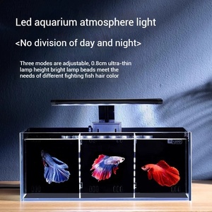 Aquarium de Luxe Écologique pour Poissons Betta Thaïlandais, Verre Multi-Cellules Super Blanc, Idéal pour Salon et Salle à Manger, Optimisation de l'Espace - Product Image 4