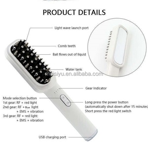 Masajeador Eléctrico Impermeable para la Cabeza, Peine para el Crecimiento del Cabello con Suero y Aceite, Tratamiento Capilar con Terapia de Luz Roja - Product Image 5