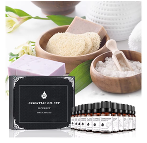 Bestseller Bio-Geschenks ets mit ätherischen Ölen Grade Oils Haut <span class=keywords><strong>massage</strong></span> Bio-Rosen-Kokosnuss-Rosmarin - Product Image 3
