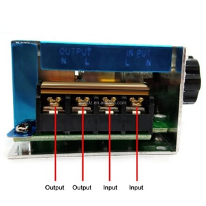 Régulateur de tension électronique à thyristor haute puissance 4000W avec vitesse de lumière et température réglables - Product Image 2