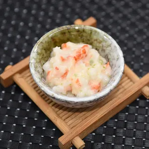 Salade de poisson fente hexagone, carpe, assaisonnée, frais et rapide, de chine, à bas prix