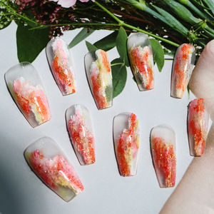 <span class=keywords><strong>Uñas</strong></span> Postizas Cortas con Flores, Precio al por Mayor, <span class=keywords><strong>Uñas</strong></span> Postizas Hechas a Mano, <span class=keywords><strong>Uñas</strong></span> <span class=keywords><strong>Acrílicas</strong></span> Bonitas <span class=keywords><strong>de</strong></span> Alta Calidad con Múltiples <span class=keywords><strong>Diseños</strong></span>, Proveedor - Product Image 3