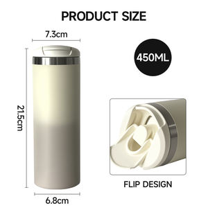 Venta caliente <span class=keywords><strong>Taza</strong></span> de regalo 2025 Precio de compra a granel Acero inoxidable 18 8 Aislamiento Impresión personalizada Tapa a prueba de fugas <span class=keywords><strong>Taza</strong></span> de café de oficina recta - Product Image 2