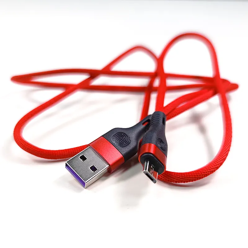 2022 Hot selling USB V8 Micro Data Sync Charger Cable For Samsung Android mobile phones 3A usb cable