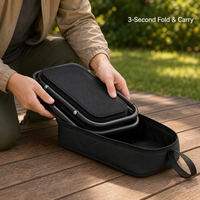 Chaise de camping pliable portable, siège de pique-nique, mobilier d'extérieur léger avec sac de rangement pour le camping, la plage et les voyages