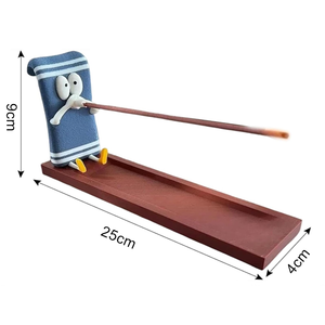 Towelie <span class=keywords><strong>Servietsky</strong></span> Diffuseur d'aromathérapie de brûleur d'encens réaliste avec figurine de <span class=keywords><strong>serviette</strong></span> réaliste pour bâtons brûlants - Product Image 2