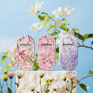 EUOPHO Cartes parfumées en forme de bouquet pour femmes, lot complet de 6 sachets floraux (lavande, rose, jasmin), cartes d'échantillonnage pré-parfumées - Product Image 1